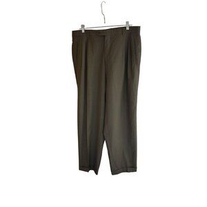 Men's Chiavari Olive Green Dress Pants 34/29